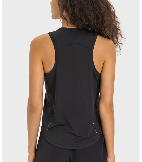 LuluTop Women Yoga Fitness Womens Clothing Workout Tennis Female Vest Blouse Outdoors Women's Gym Clothes Breathe Tank Top 6