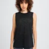 Womens Clothing Yoga Tank Tops Sports Top Gym Fitness Outdoor Jogging Workout Breathable All-match Jacquard Fabric Loose Vest 5